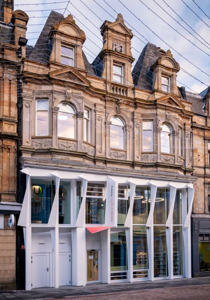 Paisley Library exterior | Customer Story | A Vibrant Community Hub in Paisley