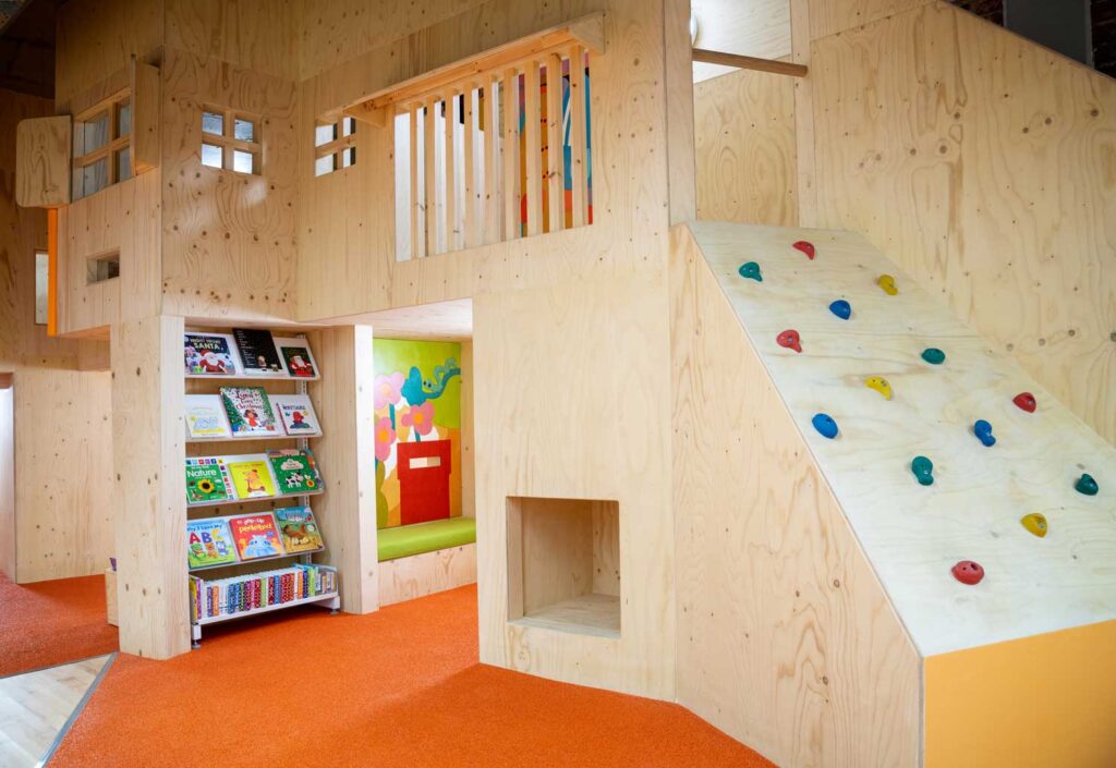 Paisley Library kids climbing area | Customer Story | A Vibrant Community Hub in Paisley